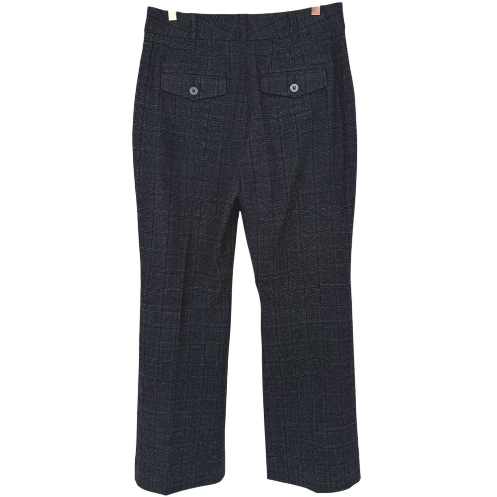 Cabi Womens Swagger Trouser Pants Charcoal Gray Plaid 4690R Size 8 Career Preppy - Picture 4 of 10
